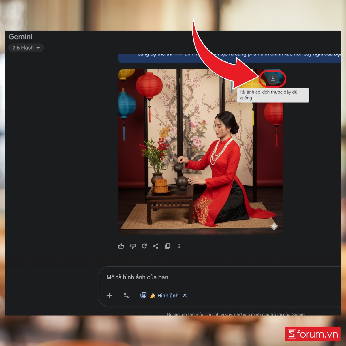 Hướng dẫn từng bước tạo ảnh Trung thu bằng Gemini AI bước 5