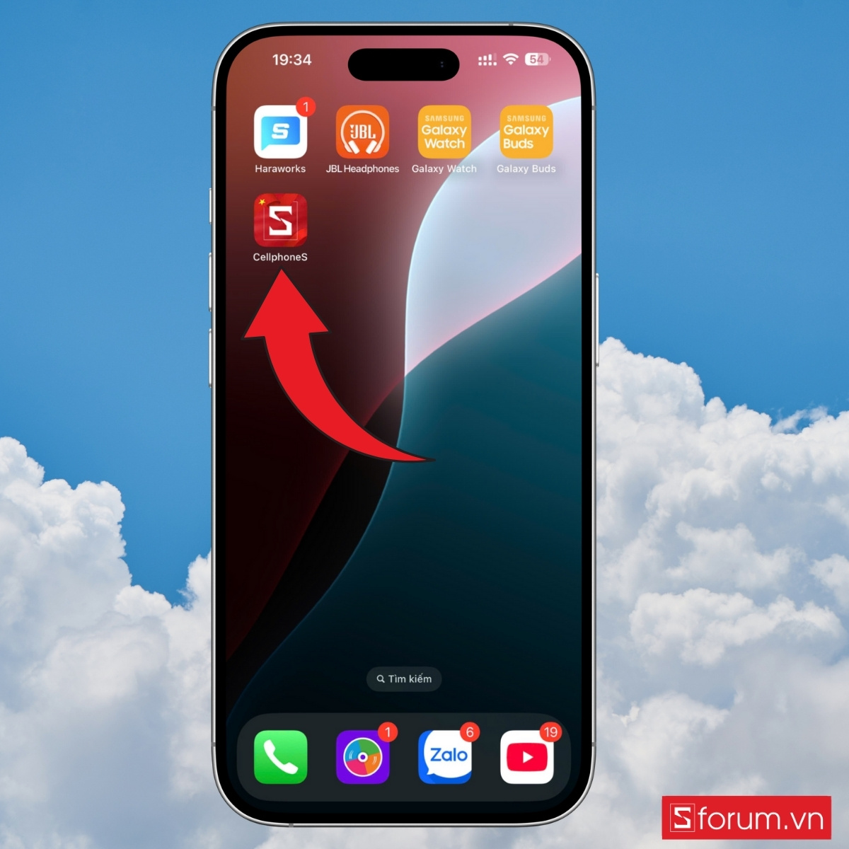 Hướng dẫn đặt hàng iPhone 17 qua app CellphoneS cực nhanh bước 1