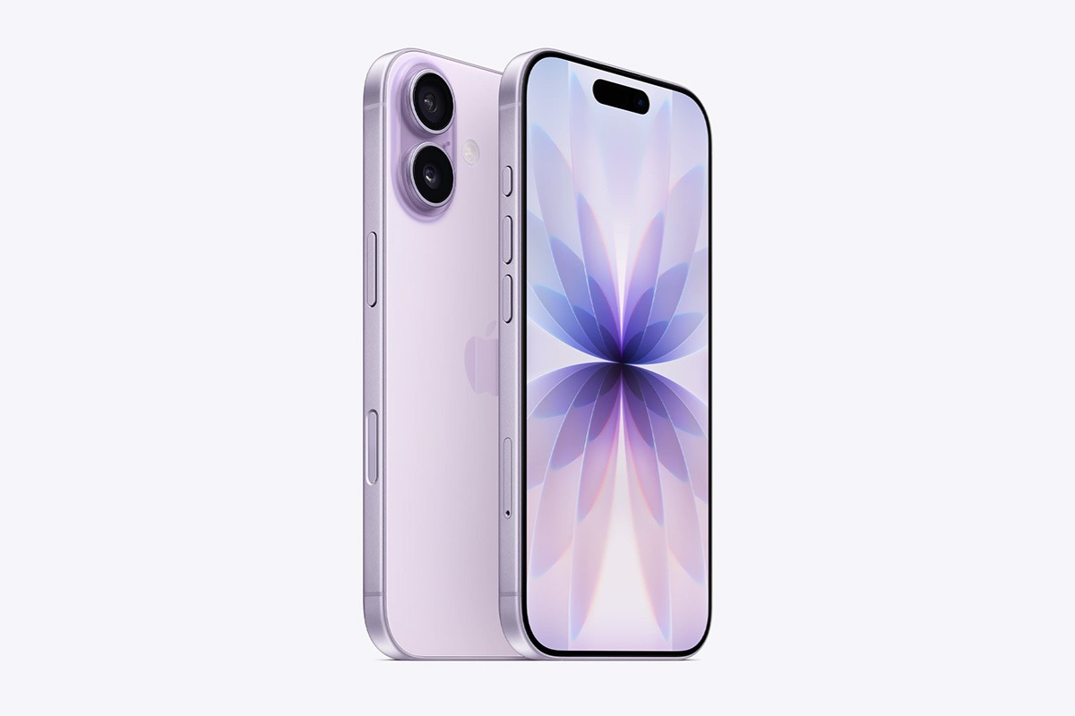 Bảng màu iPhone 17 thường: Màu tím oải hương