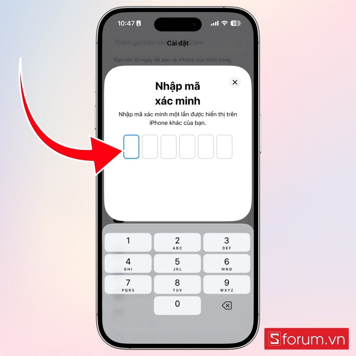 Cách chuyển eSIM từ iPhone cũ sang iPhone 17 bước 6