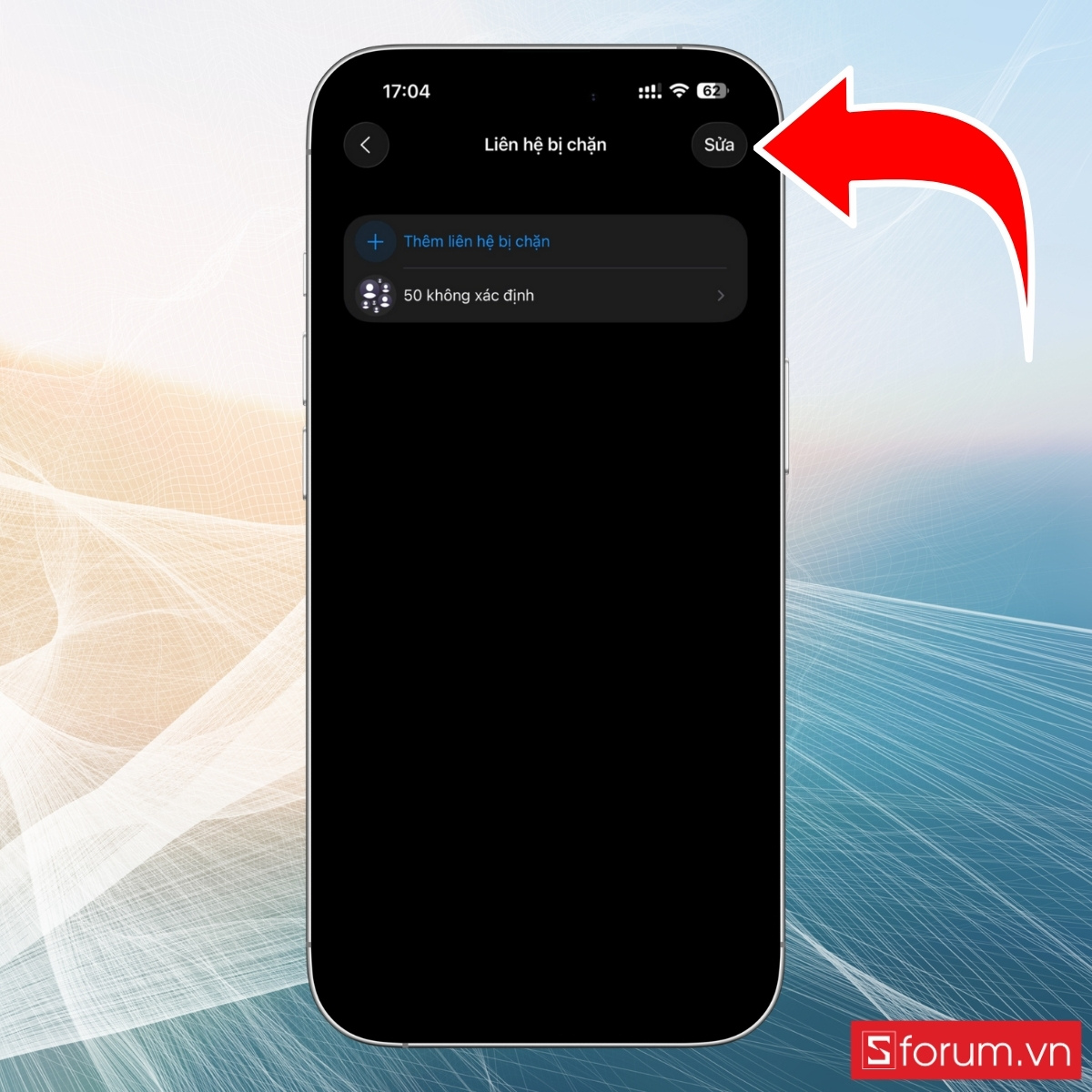 Xem lại địa chỉ người nhận, cài giới hạn khi iPhone không gọi được FaceTime - bước 3