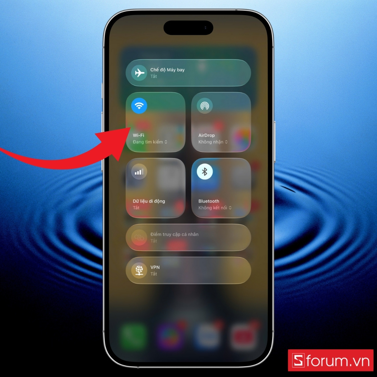 Kiểm tra tình trạng Wifi trên iPhone