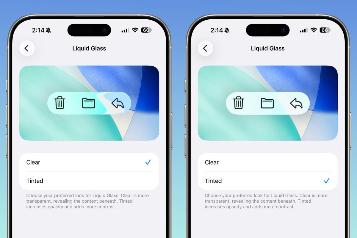 Có nên cập nhật lên iOS 26.1 để tắt Liquid Glass?