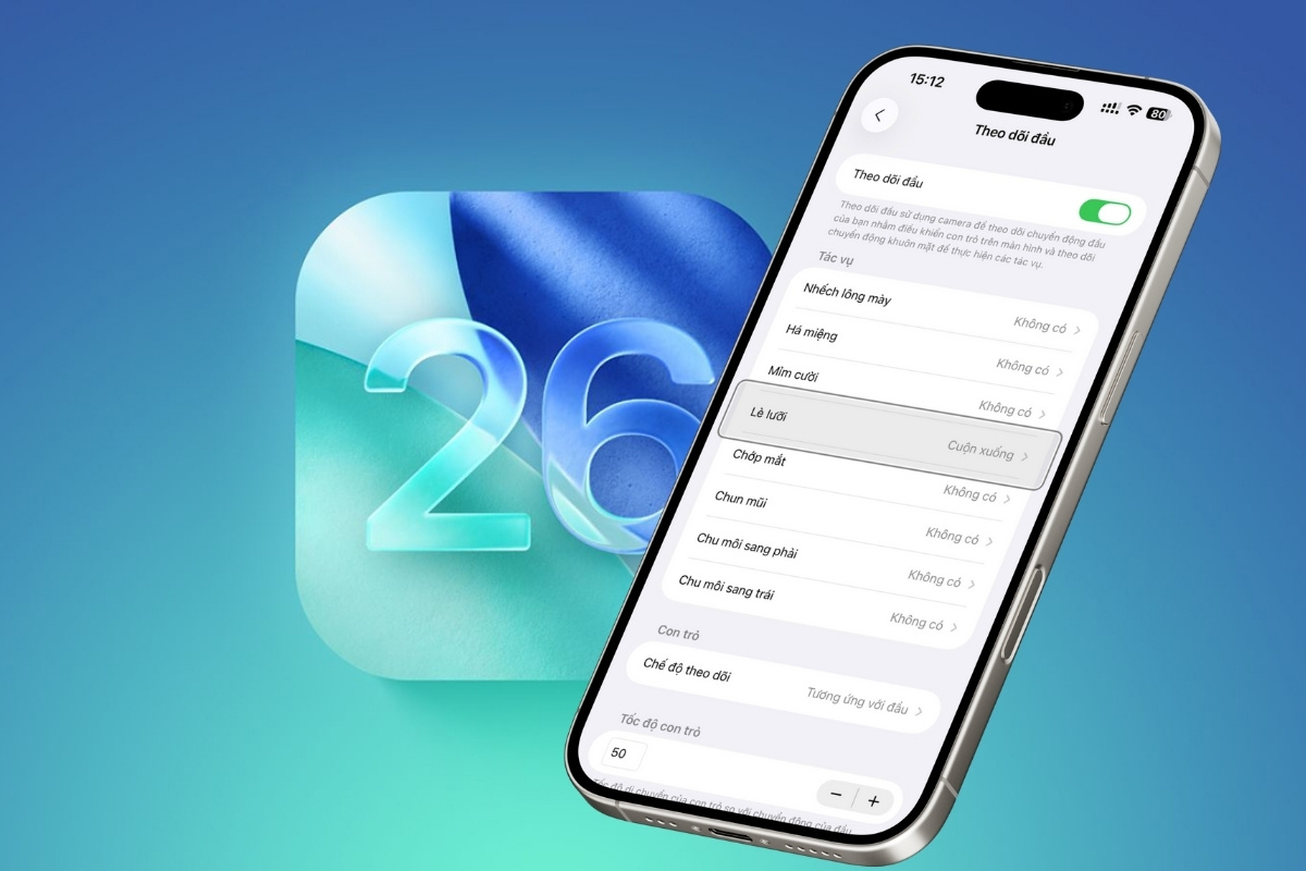 Tính năng lè lưỡi trên iOS 26 là gì?