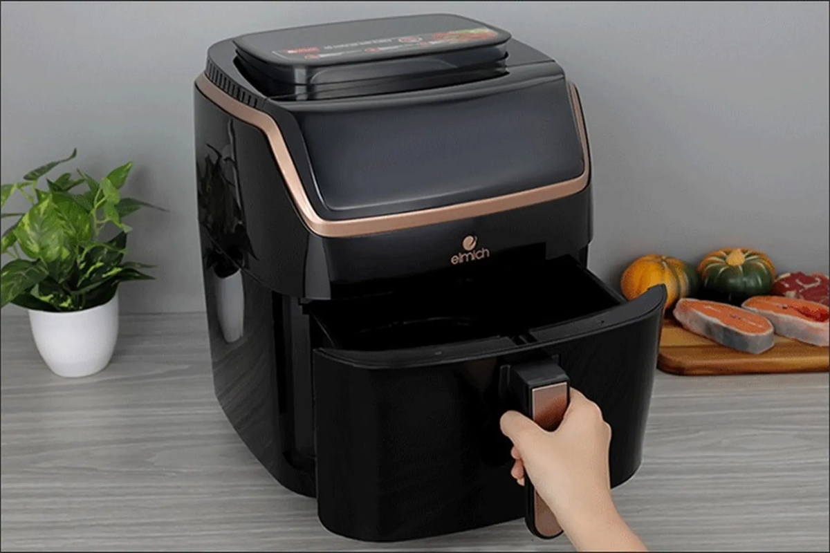 Nồi chiên không dầu hãng nào tốt? Review nồi chiên không dầu Elmich