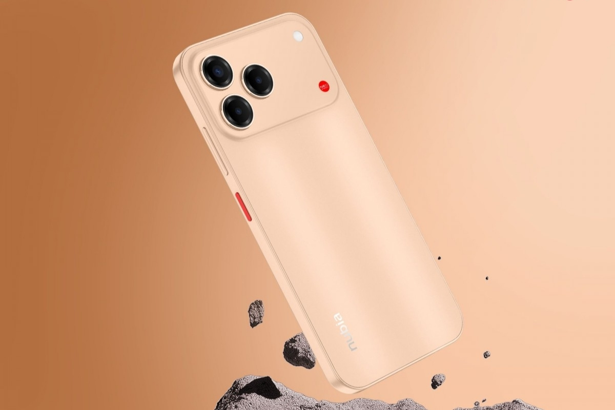 Nubia V80 Design có mấy màu? hồng đào