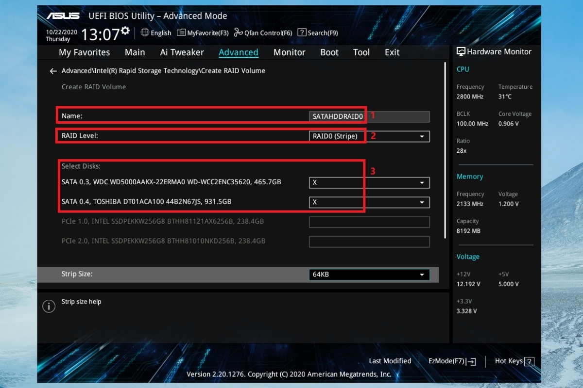 Chi tiết cách cài đặt RAID 9