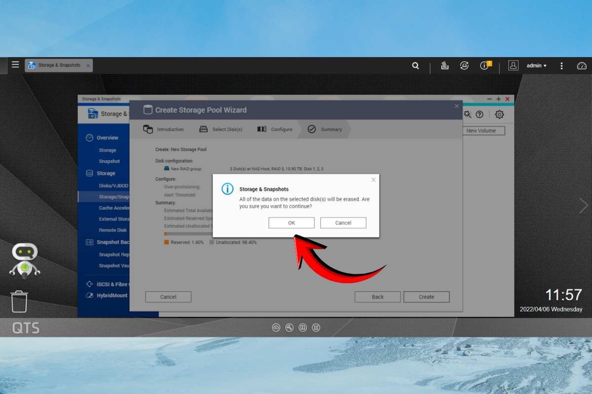 Chi tiết cách cài đặt RAID 35