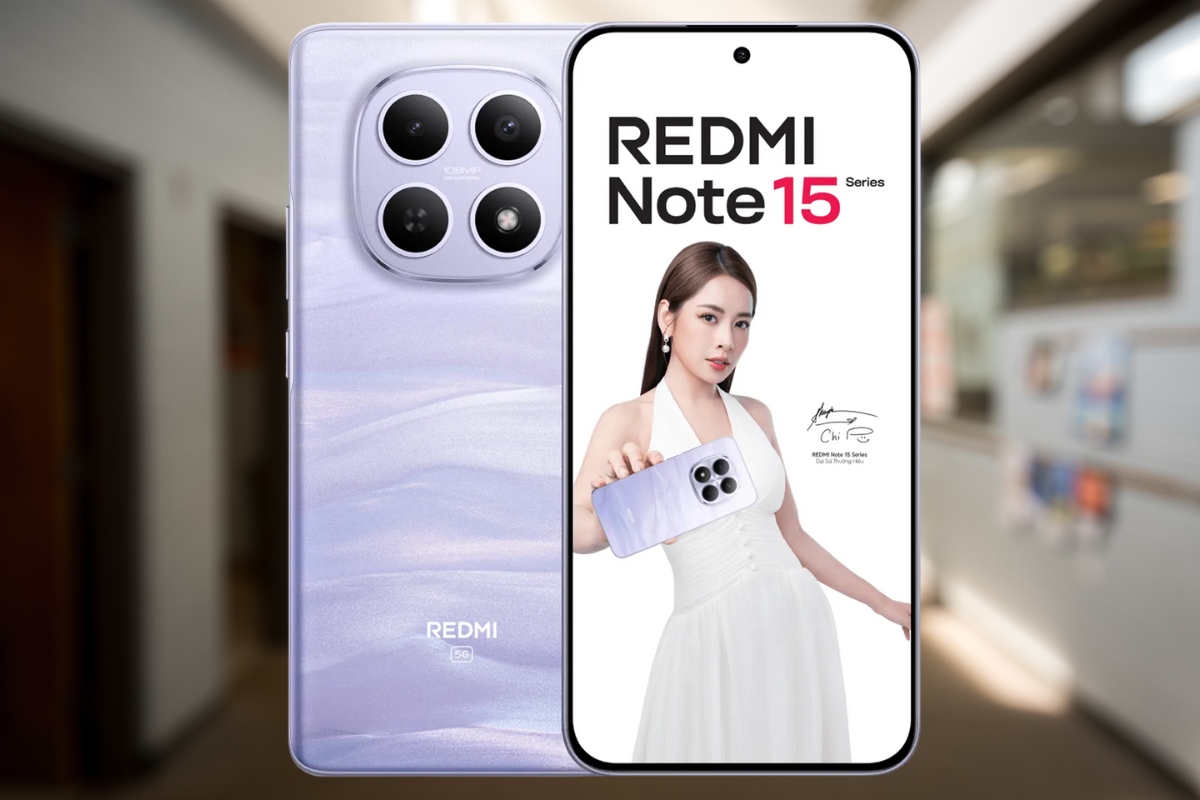 Redmi Note 15 và Redmi Note 15 5G có bao nhiêu màu màu tím khói