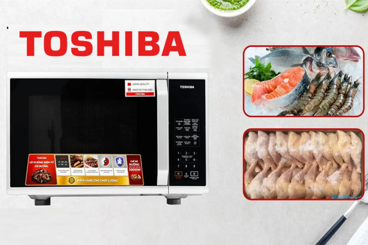 Lò vi sóng hãng nào tốt hiện nay Lò vi sóng Toshiba