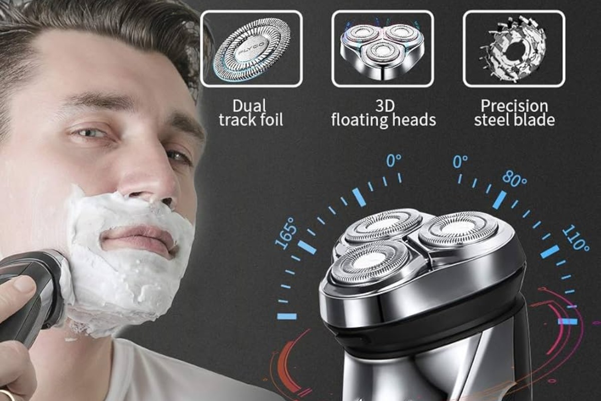 Review máy cạo râu Flyco số hướng điều chỉnh đầu cạo