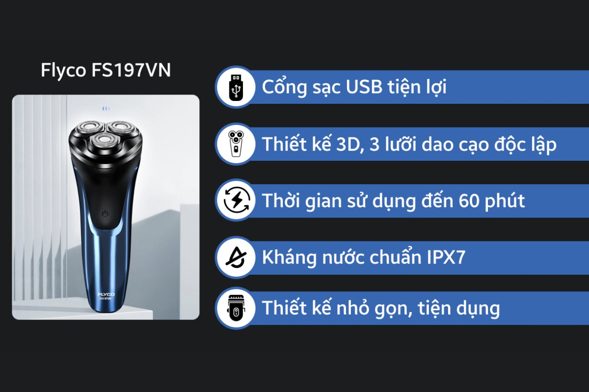 Thời điểm lý tưởng để mua máy cạo râu Flyco với nhiều ưu đãi