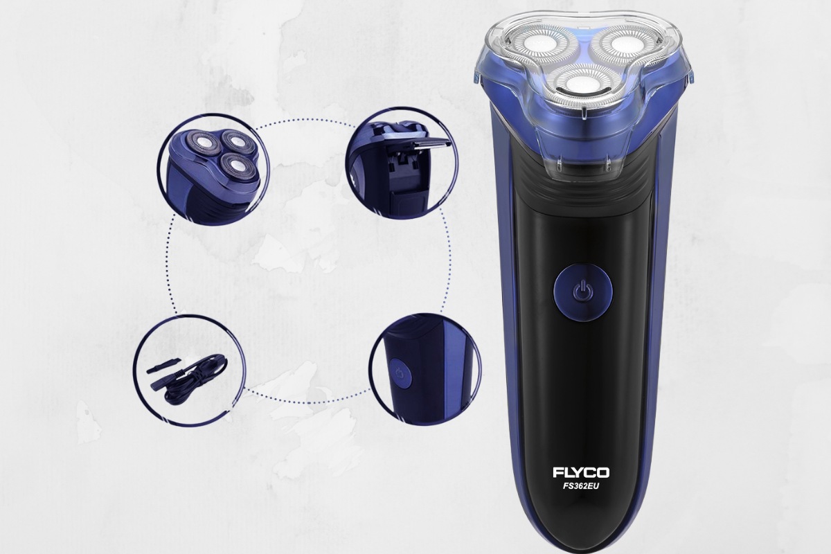 Review máy cạo râu Flyco Số đầu cạo
