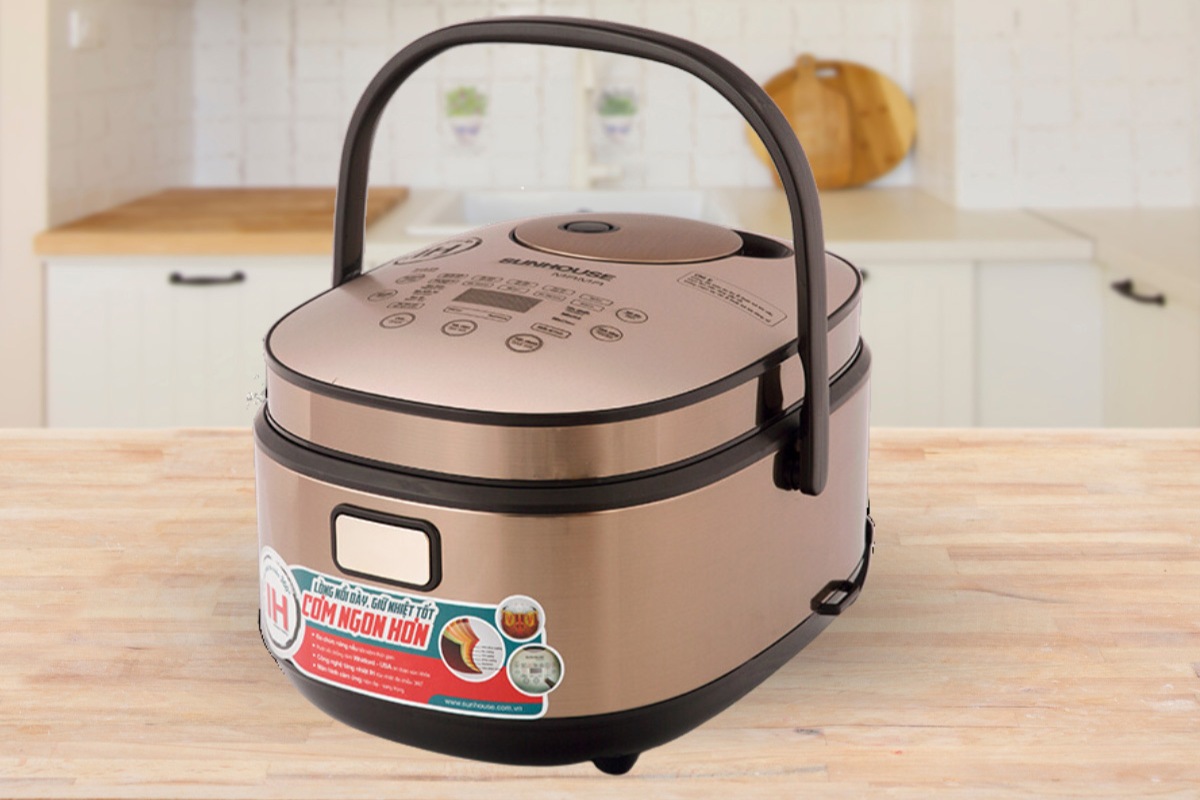 Review nồi cơm điện cao tần đáng mua hiện nay Sunhouse