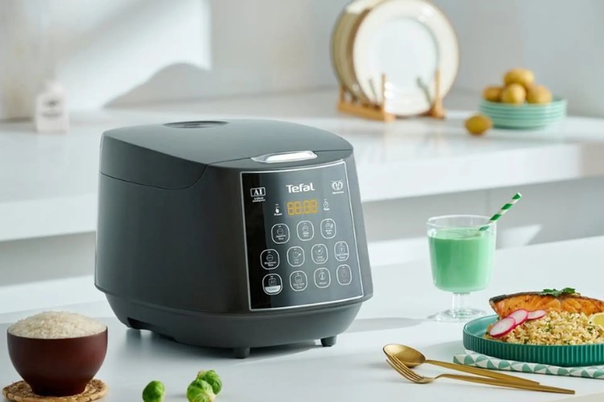 Review nồi cơm điện Tefal 1.8L thiết kế đẹp