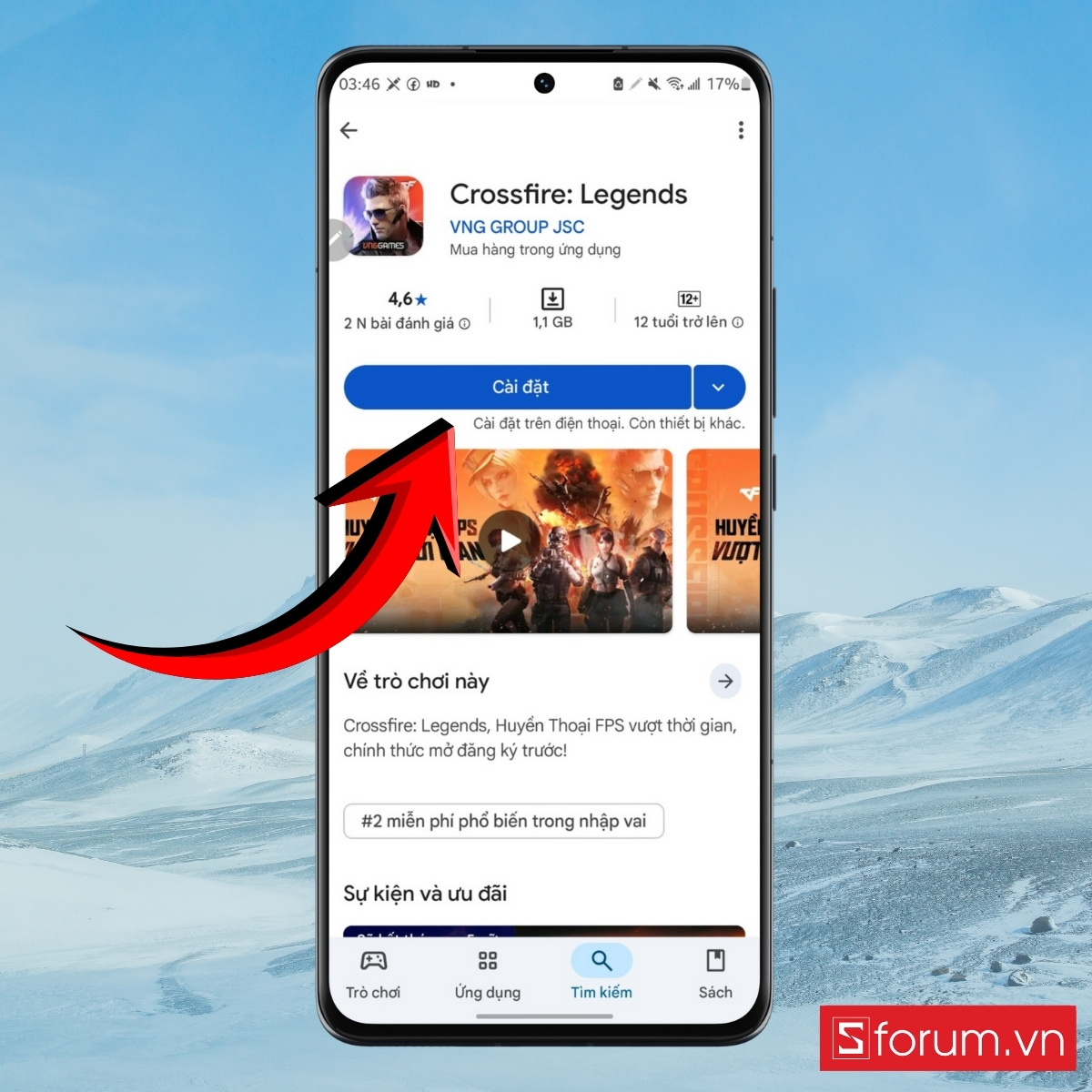Hướng dẫn tải Crossfire Legends trên Android 3