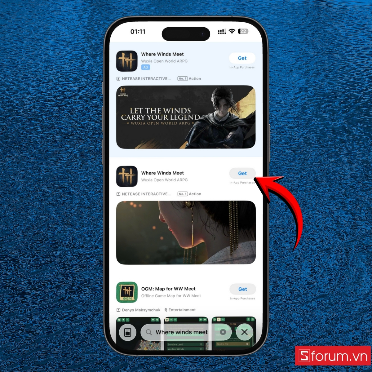 Cách tải Where Winds Meet Mobile trên iOS 8