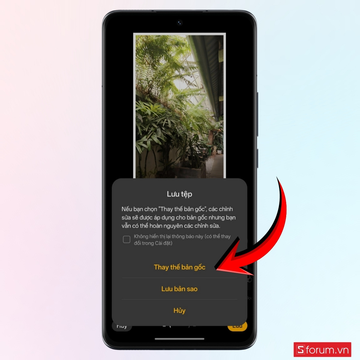 Cách sử dụng tính năng tăng cường rõ nét AI trên OPPO lưu ảnh