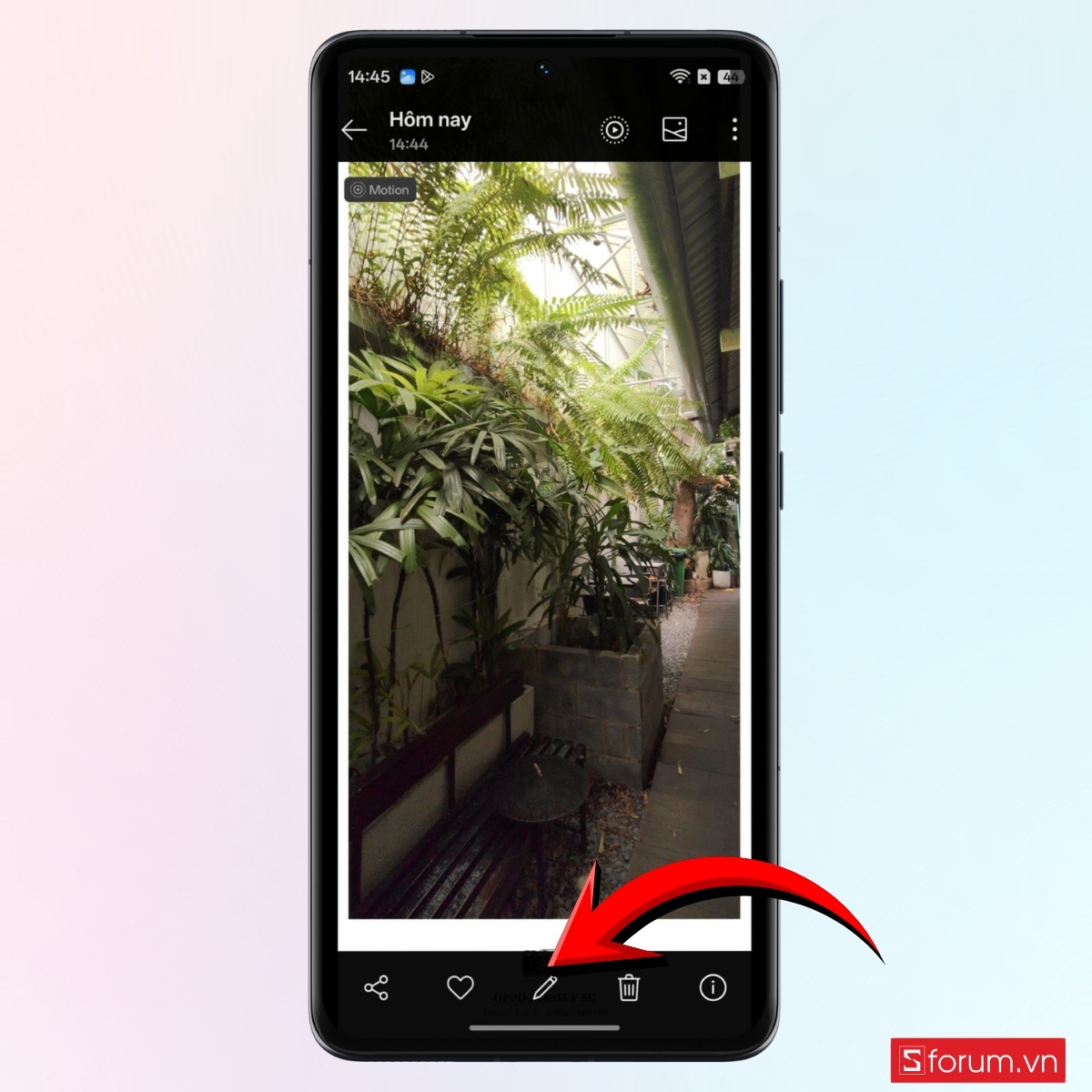 Cách sử dụng tính năng tăng cường rõ nét AI trên OPPO mở ảnh