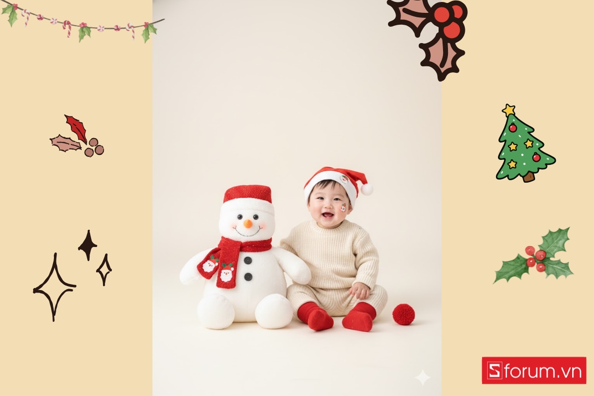Prompt tạo ảnh Noel bằng AI cho bé được yêu thích nhất 38