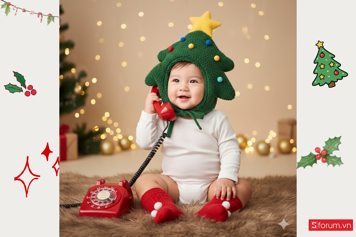 Prompt tạo ảnh Noel bằng AI cho bé được yêu thích nhất 31