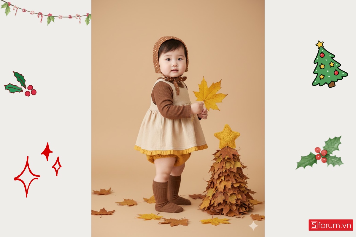 Prompt tạo ảnh Noel bằng AI cho bé được yêu thích nhất 32