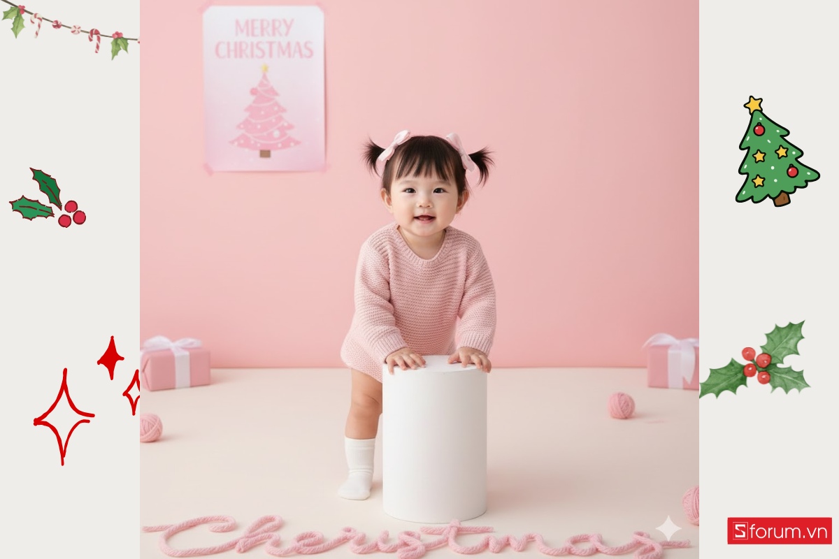 Prompt tạo ảnh Noel bằng AI cho bé được yêu thích nhất 36