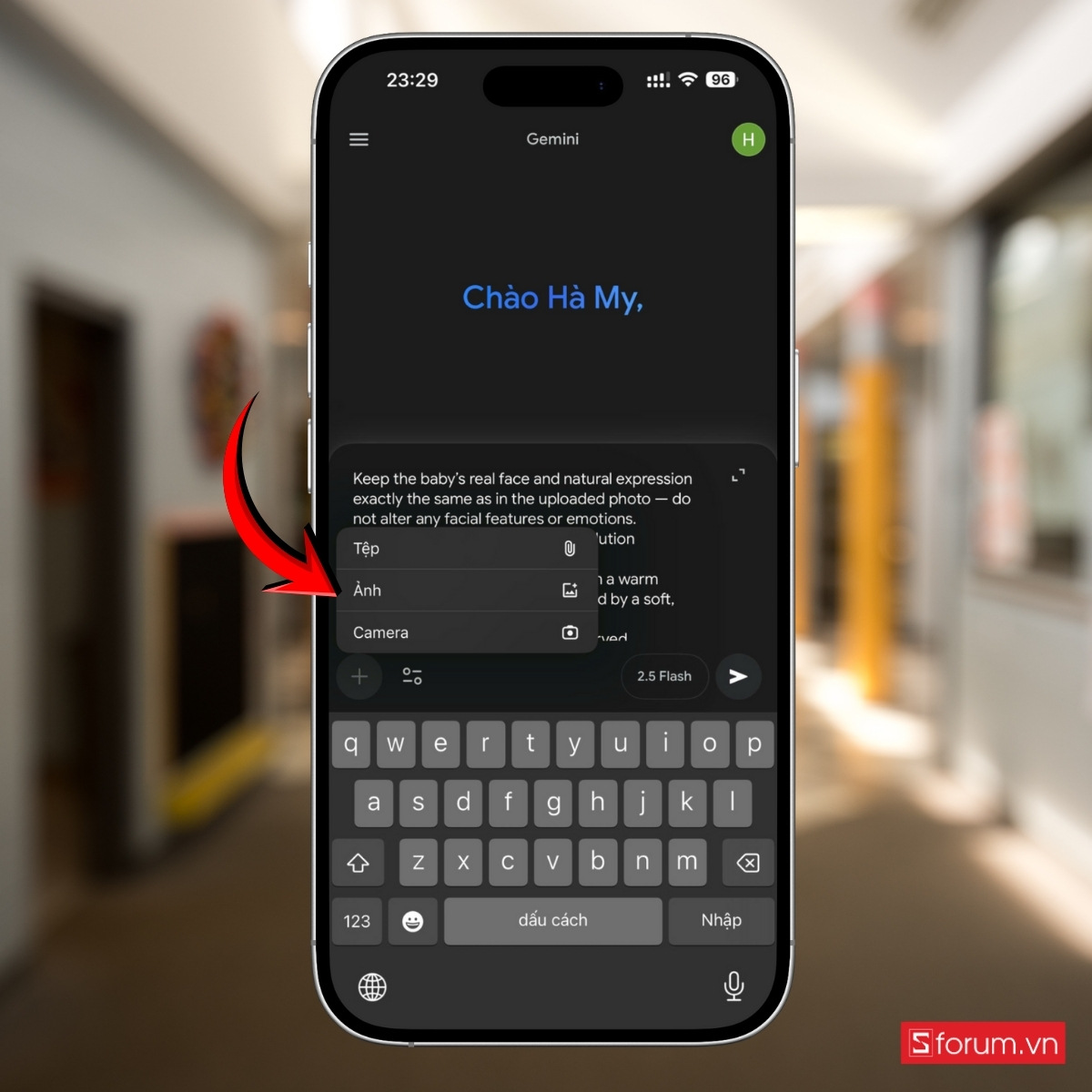Các bước tạo ảnh Noel bằng AI cho bé bằng Gemini  4