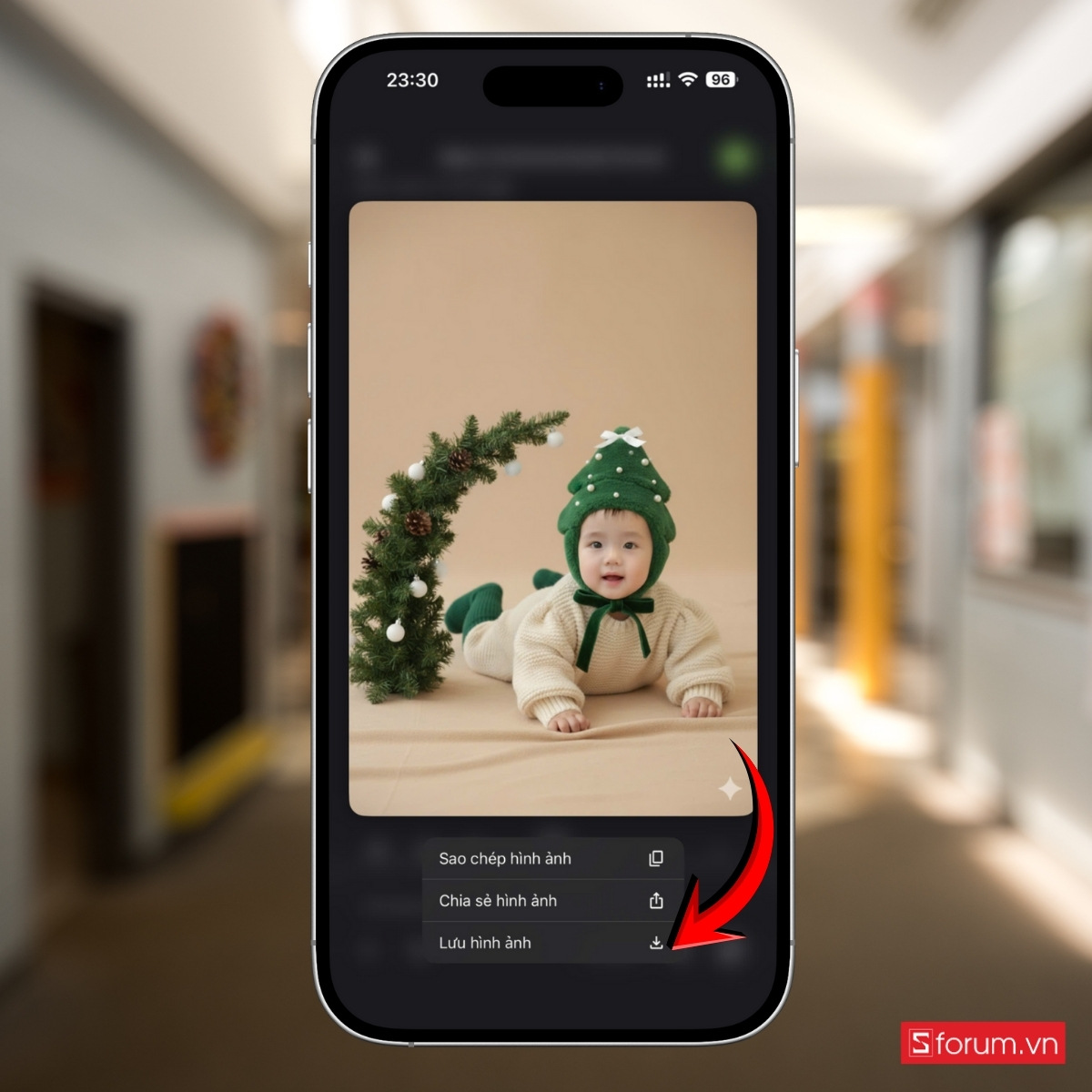 Các bước tạo ảnh Noel bằng AI cho bé bằng Gemini 6