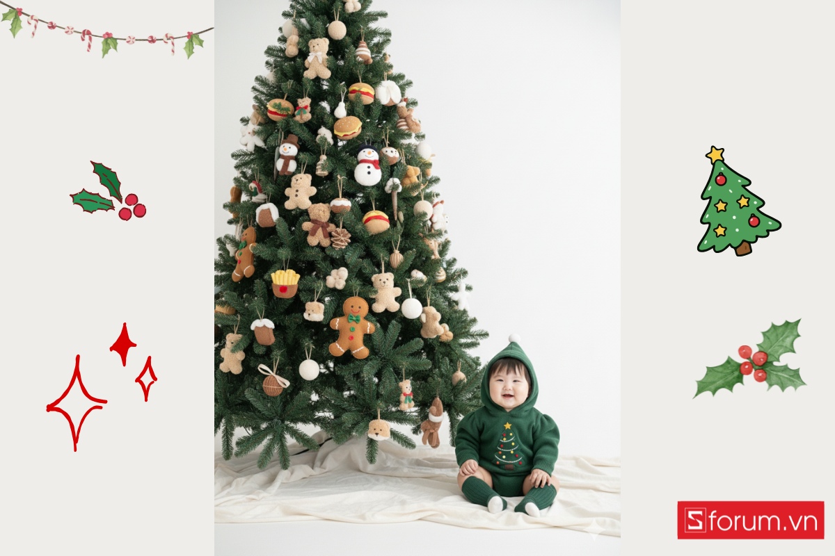 Prompt tạo ảnh Noel bằng AI cho bé được yêu thích nhất 6