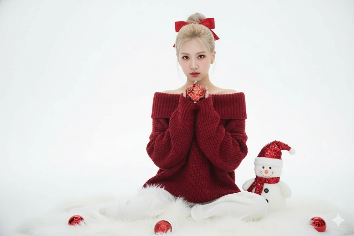 Hướng dẫn cách tạo ảnh Noel bằng AI cho nữ và gợi ý prompt