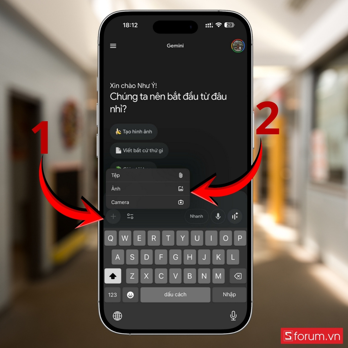 Hướng dẫn tạo ảnh Noel bằng Gemini từ ảnh gốc trên điện thoại 3