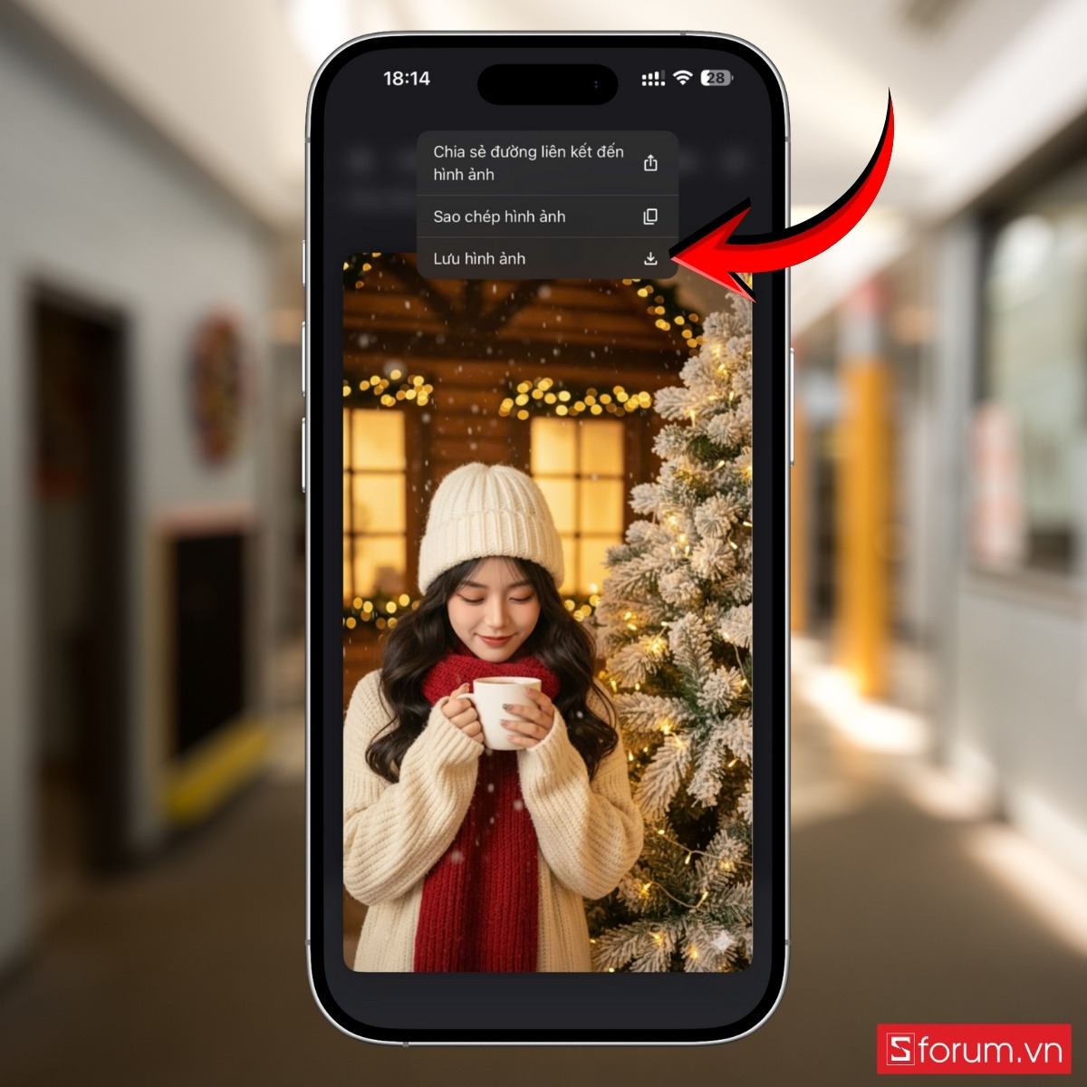 Hướng dẫn tạo ảnh Noel bằng Gemini từ ảnh gốc trên điện thoại 5