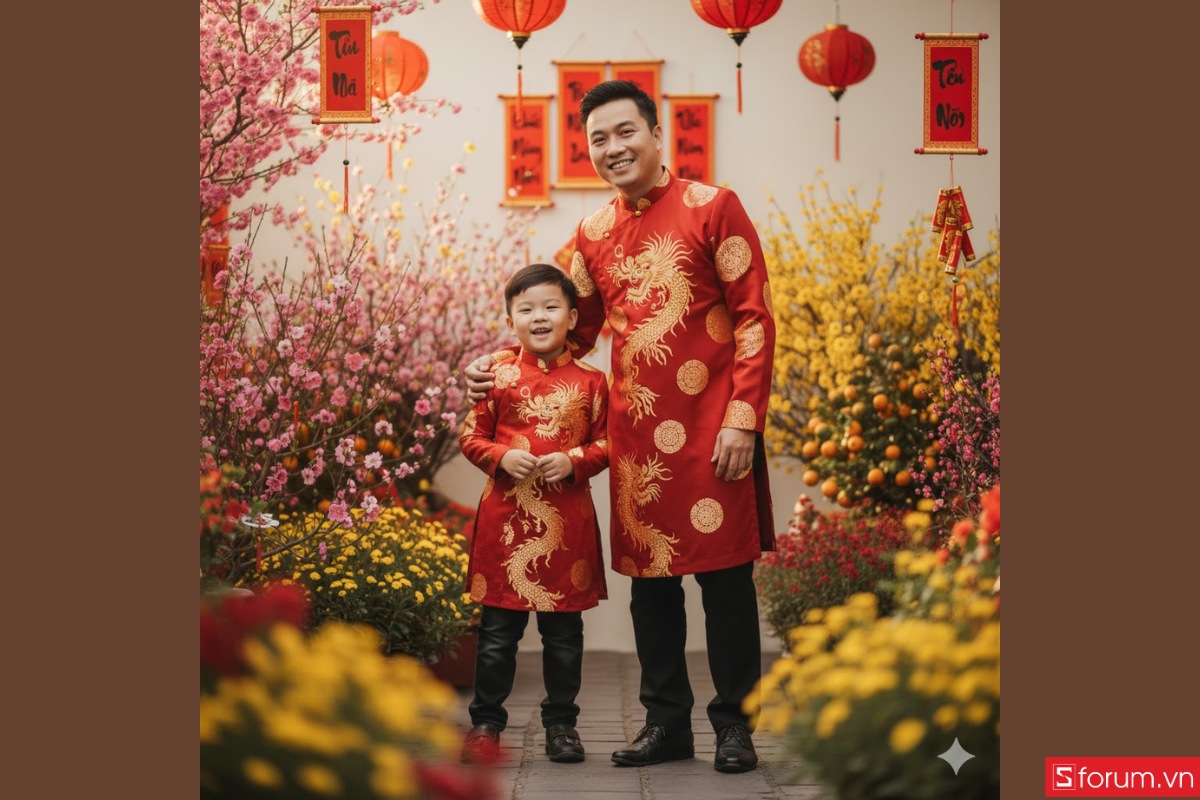 Tổng hợp các prompt tạo ảnh Tết cho bé đa dạng concept prompt 8