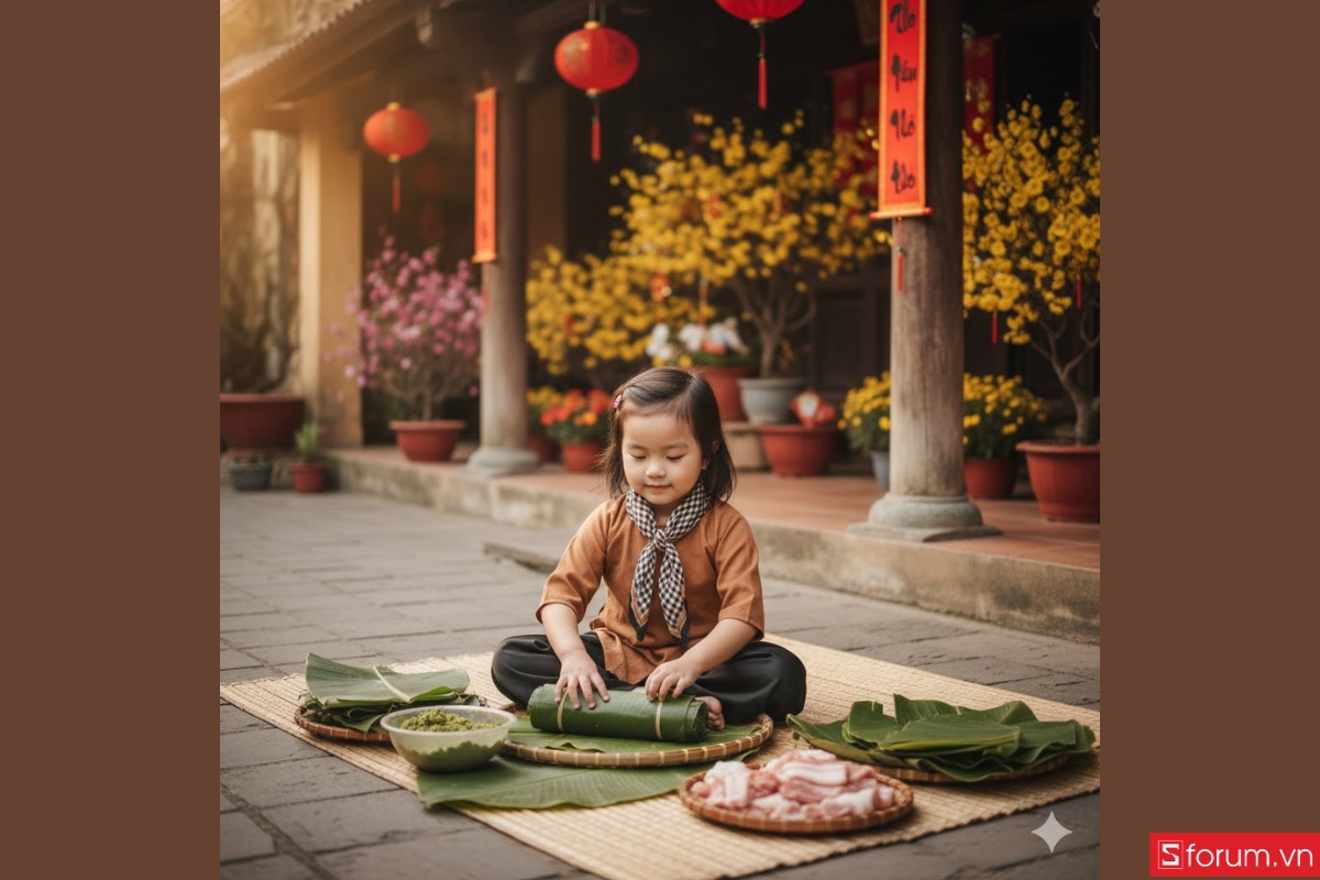 Tổng hợp các prompt tạo ảnh Tết cho bé đa dạng concept prompt 9