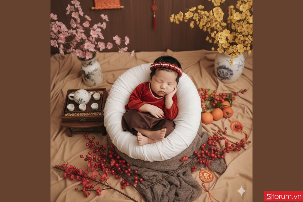 Tổng hợp các prompt tạo ảnh Tết cho bé đa dạng concept prompt 3