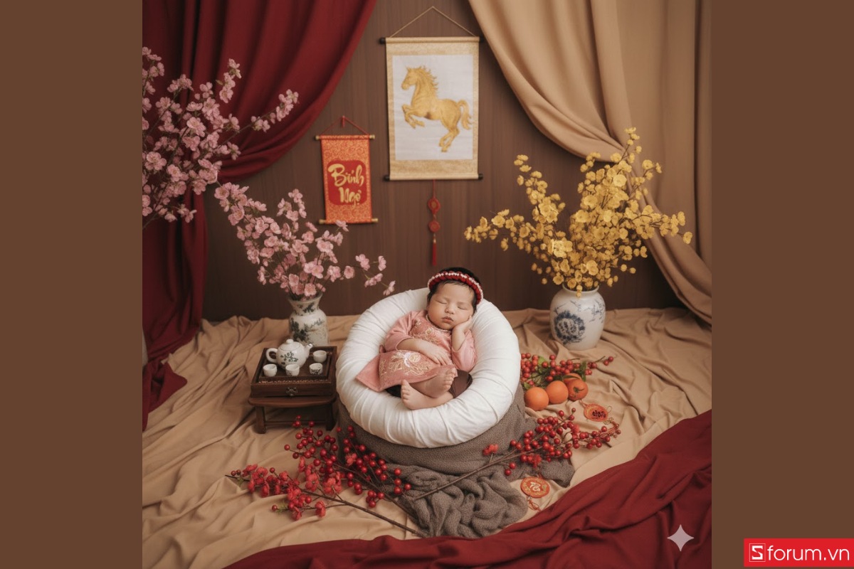 Tổng hợp các prompt tạo ảnh Tết cho bé đa dạng concept prompt 4