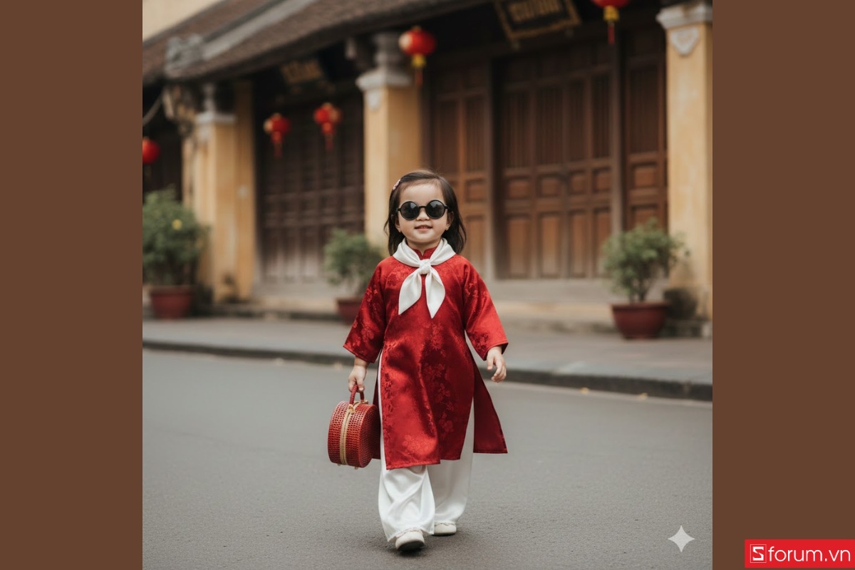 Tổng hợp các prompt tạo ảnh Tết cho bé đa dạng concept prompt 6