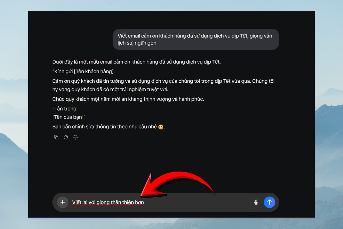 Cách tạo ảnh, viết email chuyên nghiệp với Meta AI chỉnh sửa