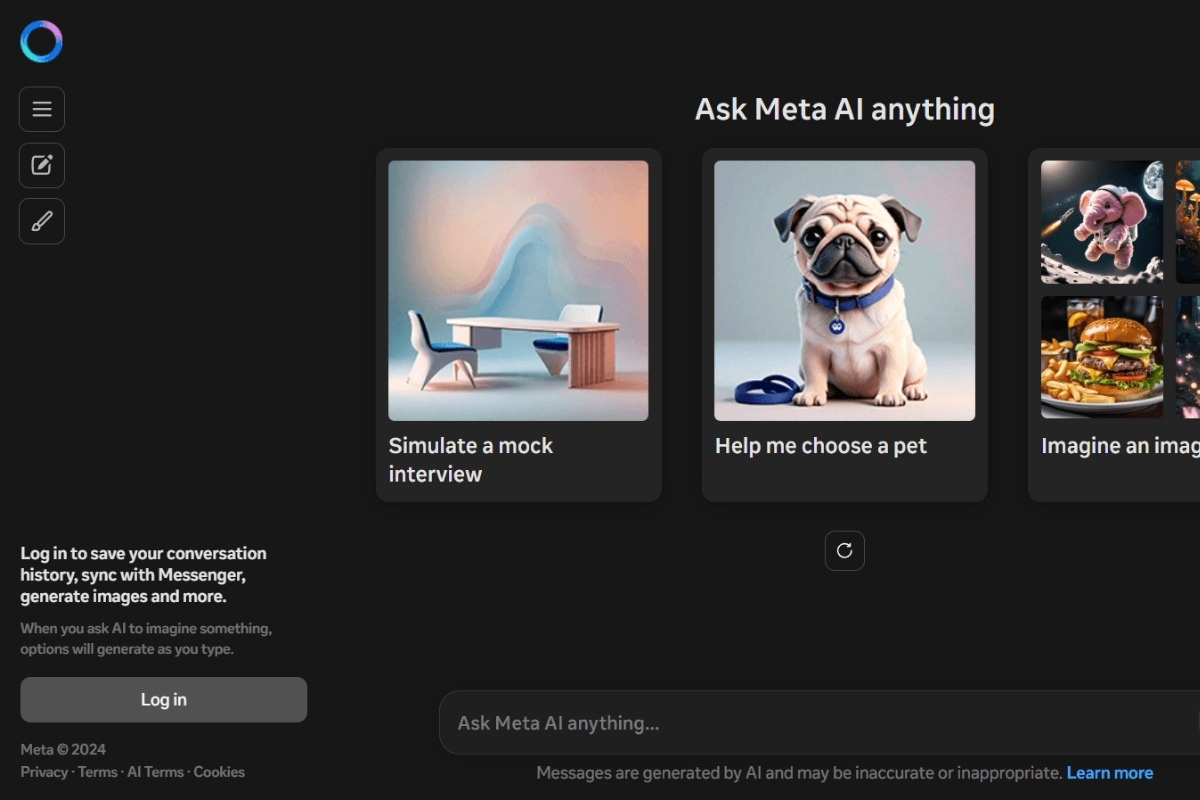 Tạo ảnh, viết email chuyên nghiệp với Meta AI miễn phí và dễ dàng