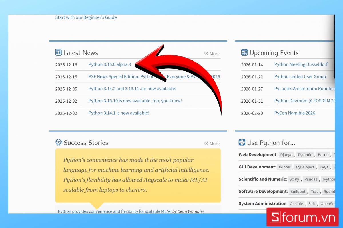 Cây thông và tuyết rơi bằng Python 1