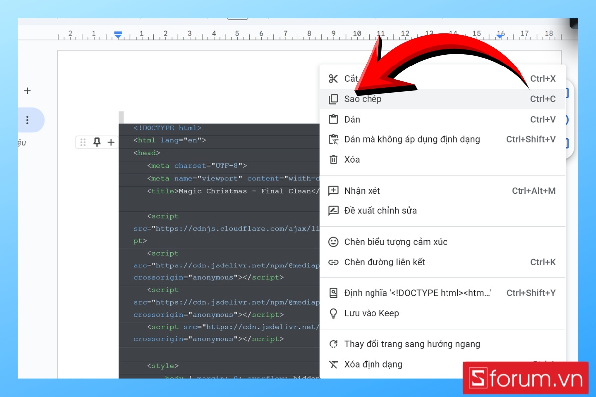 Cách tạo code Noel HTML cây thông 1