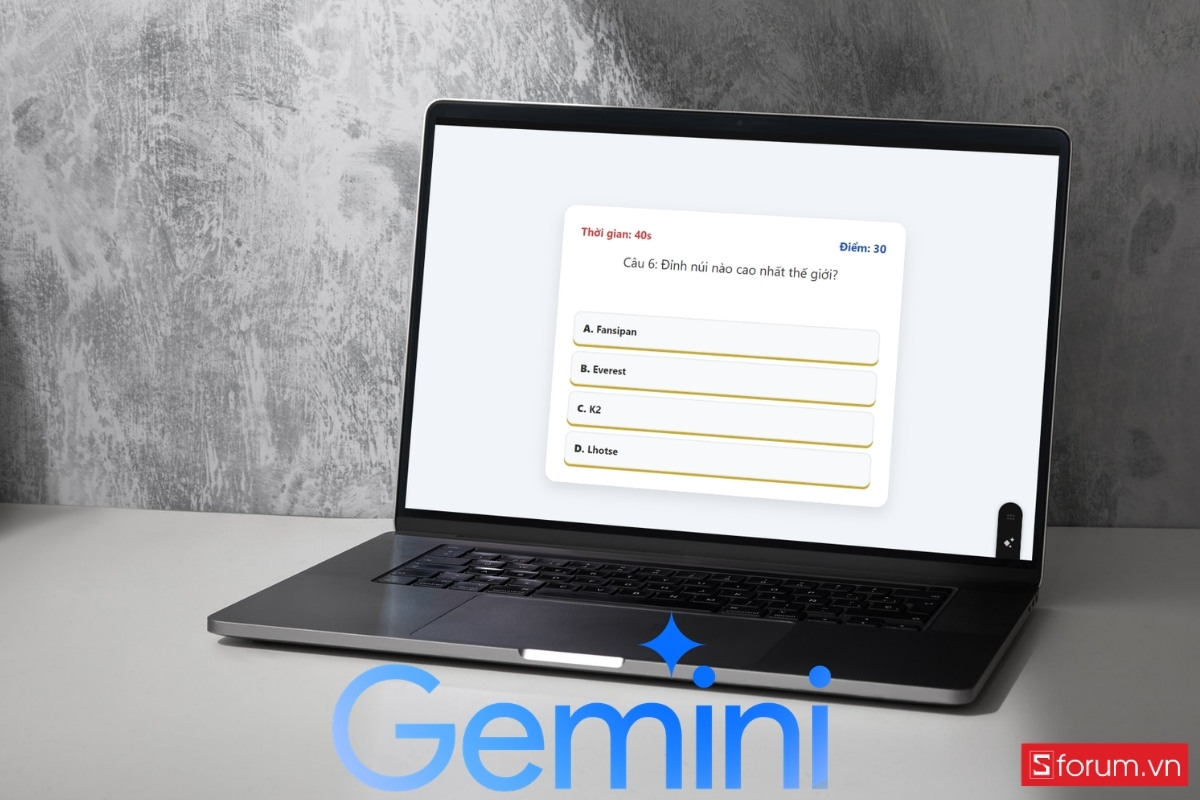 Những lưu ý khi tạo trò chơi trên Gemini