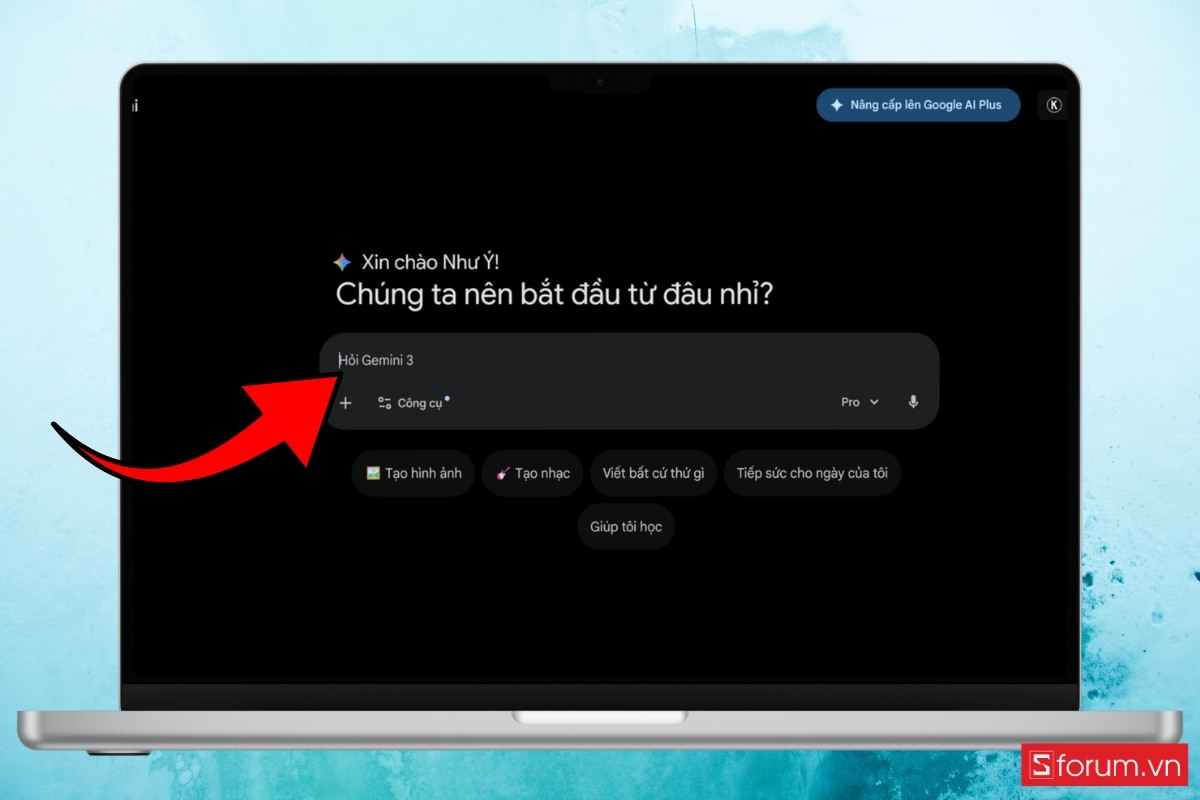 Hướng dẫn cách tạo trò chơi trên Gemini không cần biết lập trình bước 1
