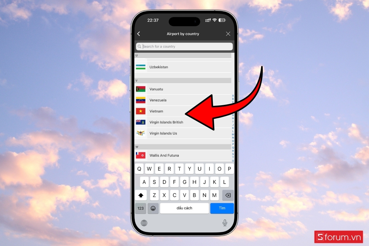 Cách theo dõi hành trình chuyến bay bằng Flightradar24 bước 8