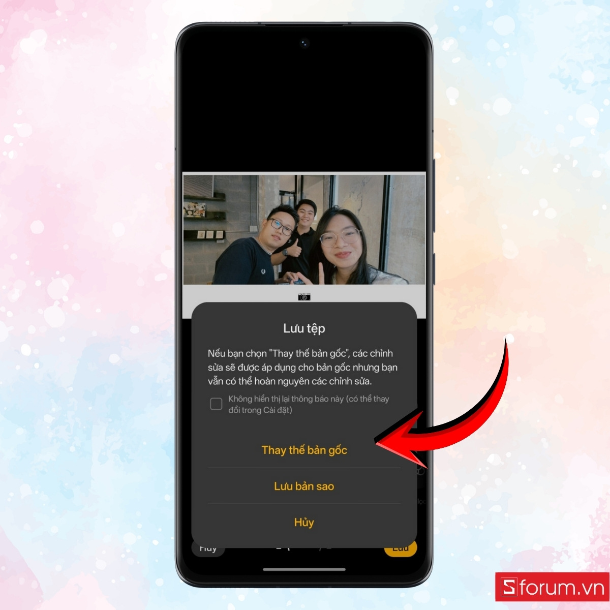 Các bước sử dụng tỏa sáng chân dung AI trên OPPO lưu ảnh