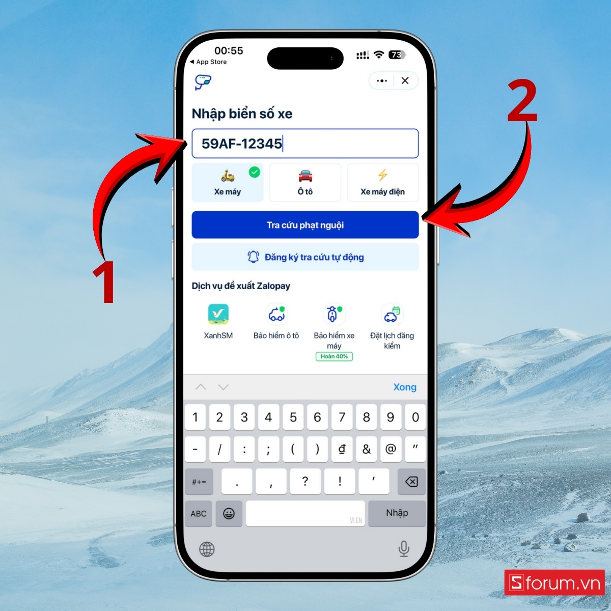 Cách tra cứu phạt nguội trên ZaloPay chỉ với vài thao tác bước 5
