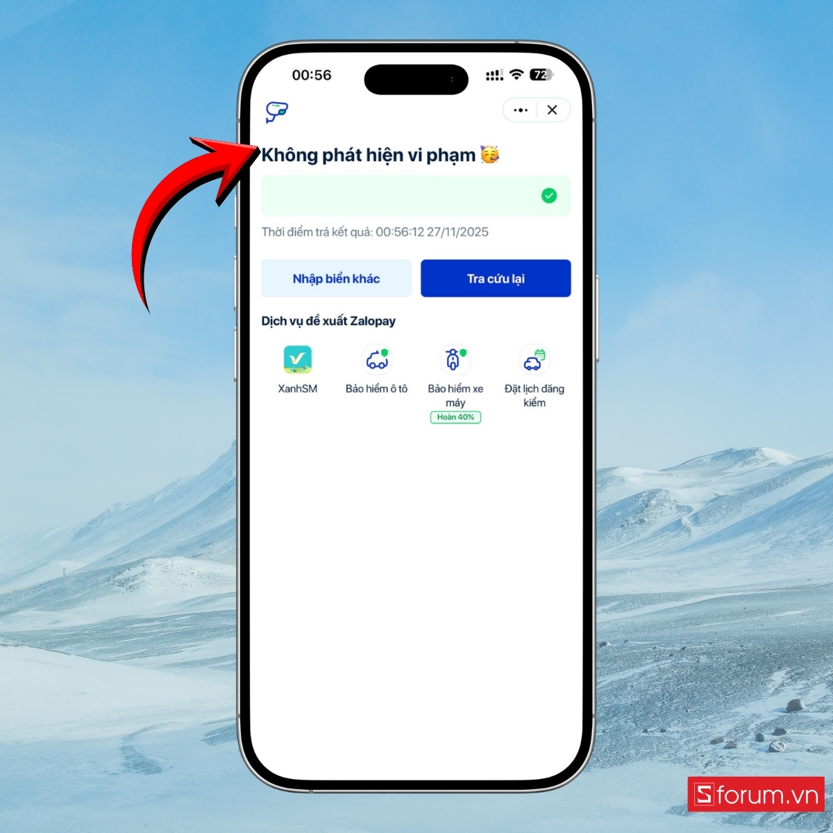 Cách tra cứu phạt nguội trên ZaloPay chỉ với vài thao tác bước 6