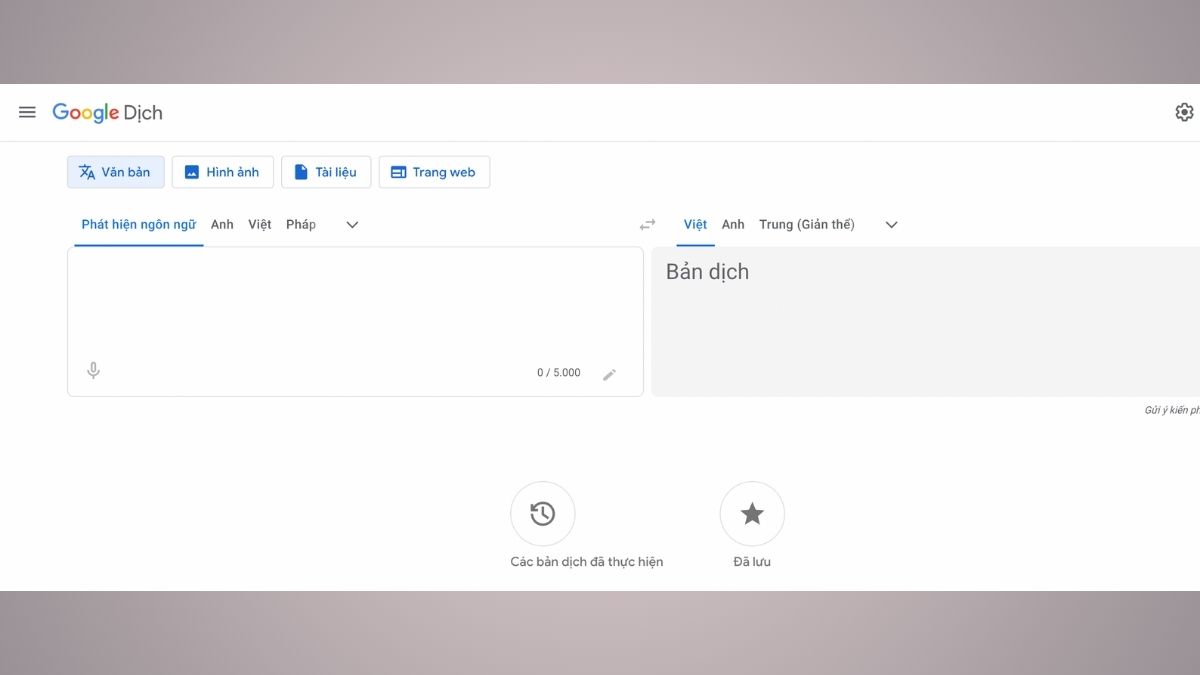 Sử dụng phần mềm dịch trực tiếp trên màn hình máy tính Google Translate Desktop bước 1
