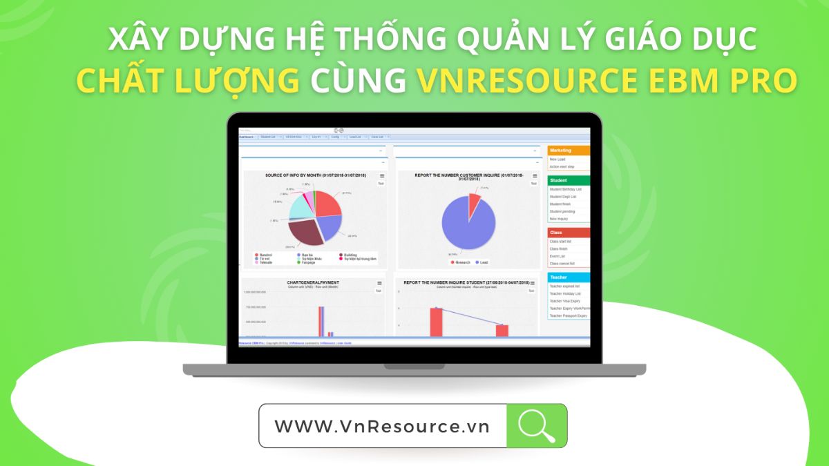 Phần mềm giáo dục VnResource EBM PRO